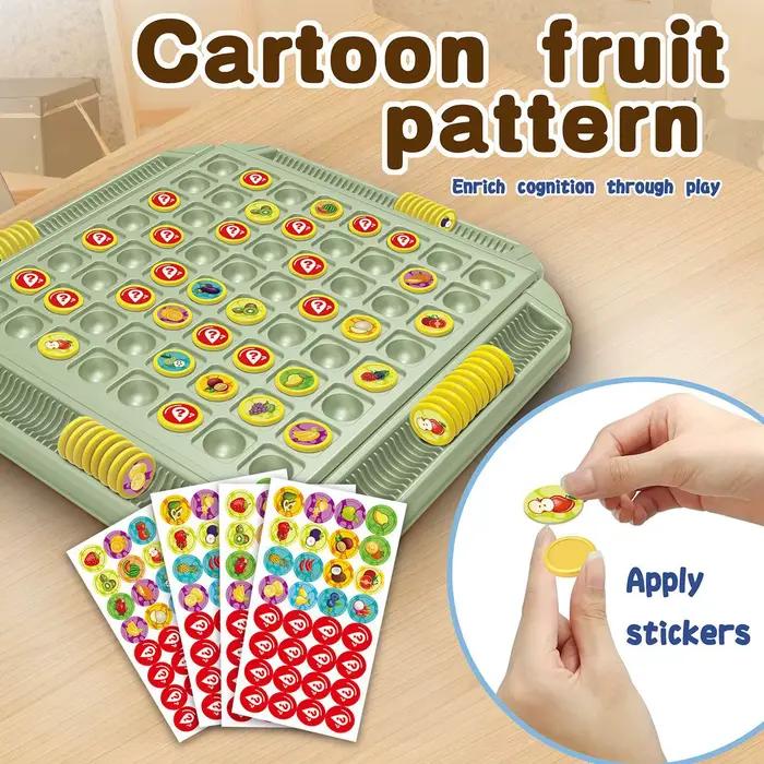 Jeu d'échecs à rabat de fruits