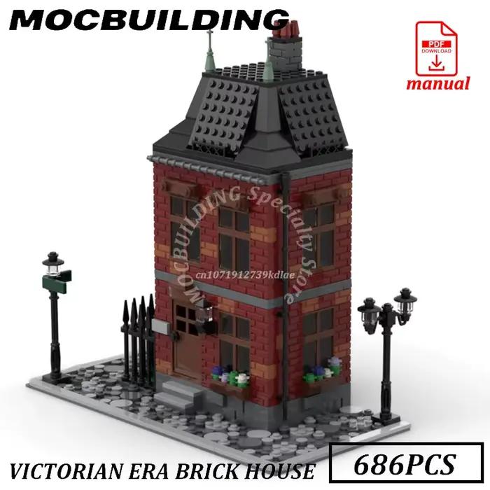 Blocs de construction MOC en plastique vert clair pour construire des modèles de maison victoriens et bâtiments de ville occasions spéciales
