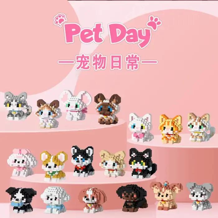 18 nouveaux poupées d'animaux chat et chien