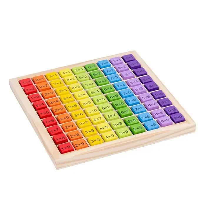 Jouets éducatifs mathématiques en bois Montessori pour enfants
