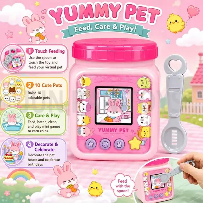 Jeu de nourriture virtuelle interactif électronique miniature coréen Yummy Jam House