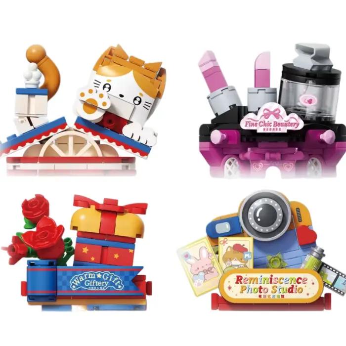 WeKKi Creative Park Street View Shop 5.0 Building Blocks The Merry Giftery Adorable Pet Store Toy Assembly Model Gift