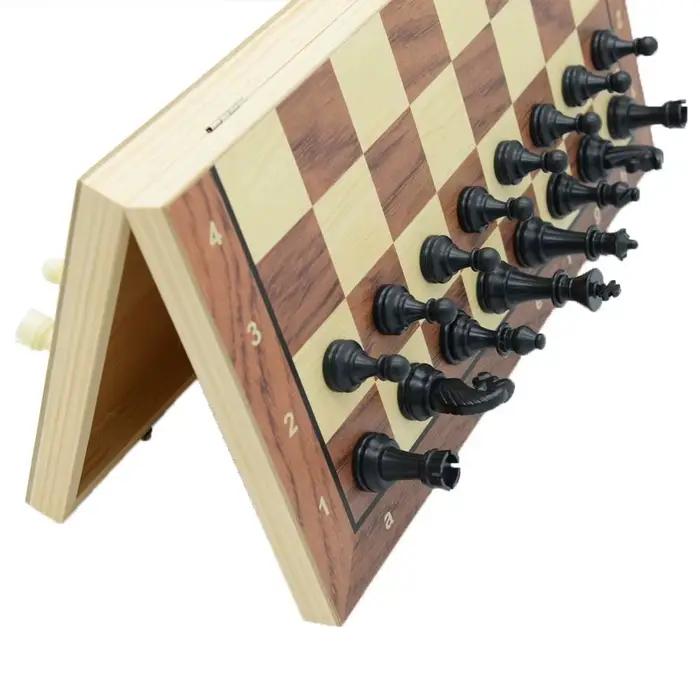 Jeu d'échecs international en bois massif