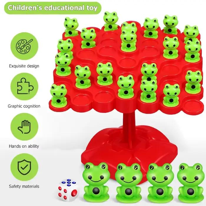 Jeu d'équilibre de grenouille