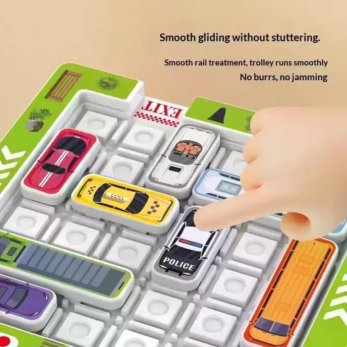 1 ensemble de jouets de parking avec véhicules mobiles et labyrinthe