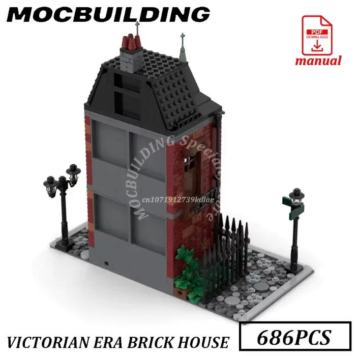 Blocs de construction MOC en plastique vert clair pour construire des modèles de maison victoriens et bâtiments de ville occasions spéciales