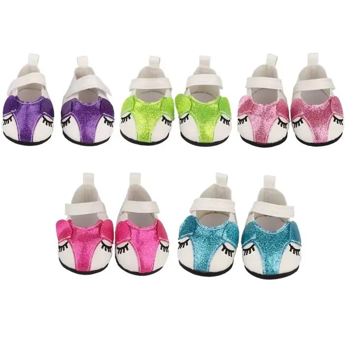 Chaussures à nœud de dessin animé mignon pour fille américaine