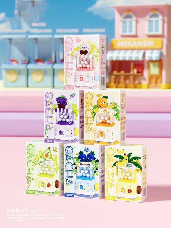 Blocs de construction DIY Scène de rue aux fruits
