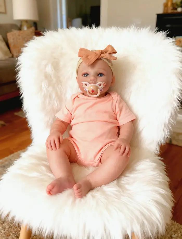 NPK 18 pouces Reborn bébé poupée prairie corps doux 100% fait à la main peau 3D avec des veines visibles