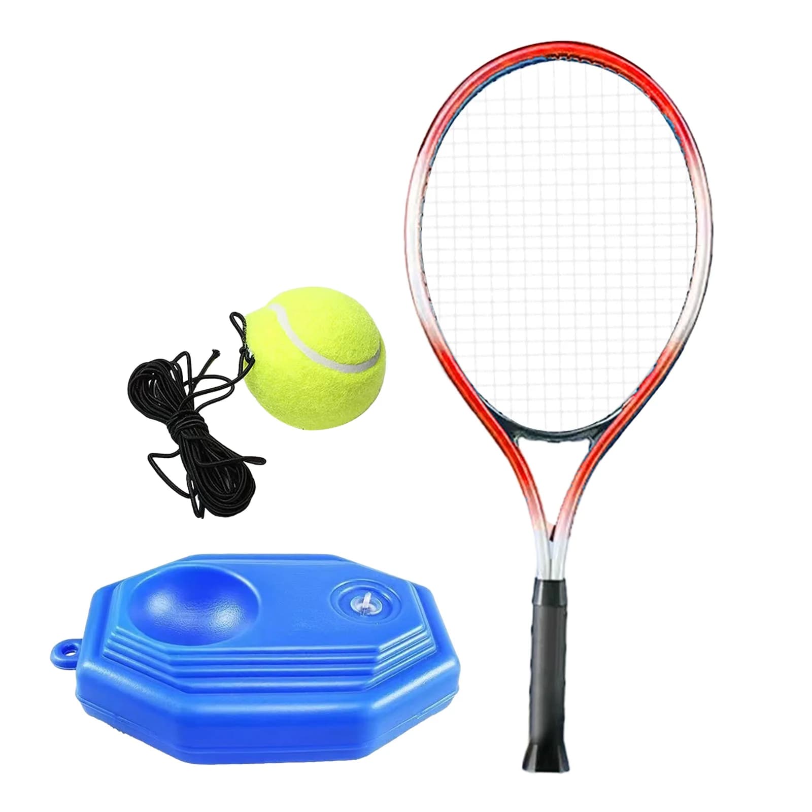 Entraîneur de tennis rebondissant, équipement d'entraînement personnel avec corde élastique, ensembl