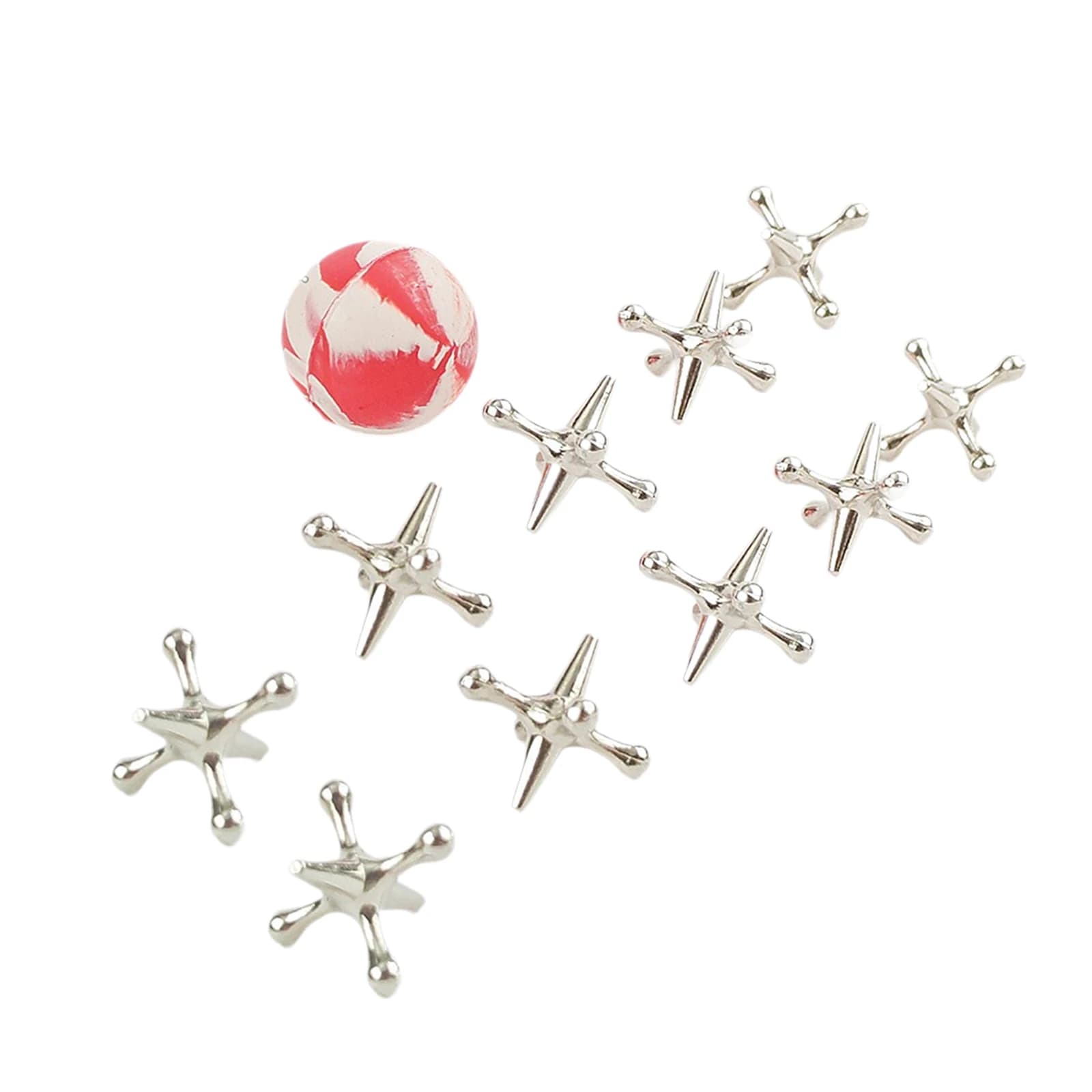 Ensemble de jeux de jacks et de balle gonflable, jeu Jax de la vieille école, jouets pour événements
