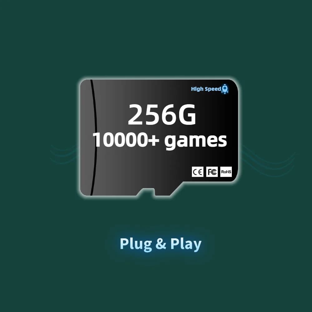 Carte TF de jeu pour Trimui Smart Pro, mémoire pré-installée, jeux rétro, plus de PS1 portable, déte