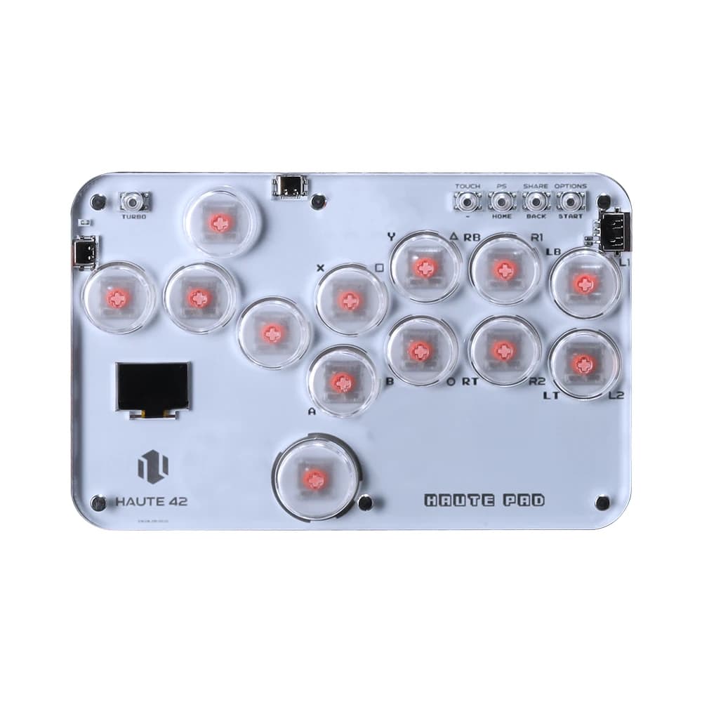 Manette de combat Haute42 Arcade Hitbox pour PC, joystick Hitbox, clavier pour PS4 / Switch / Steam,