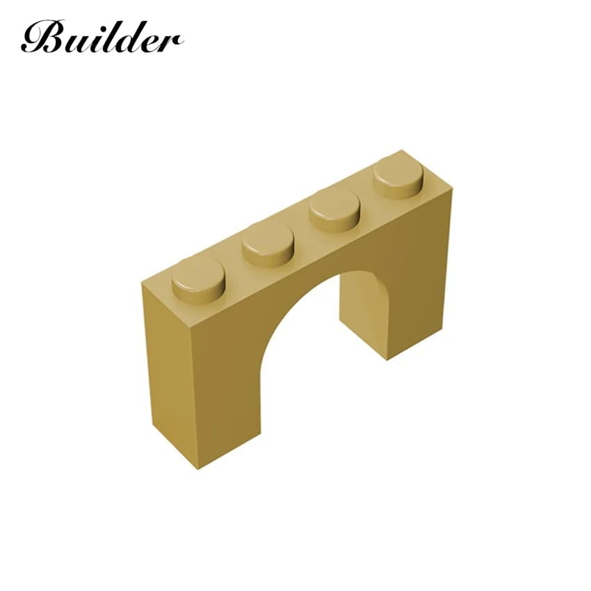 Blocs de construction 6182 arc de brique 1x4x2, plaques de pliage, pièces de bricolage, 10 pièces co