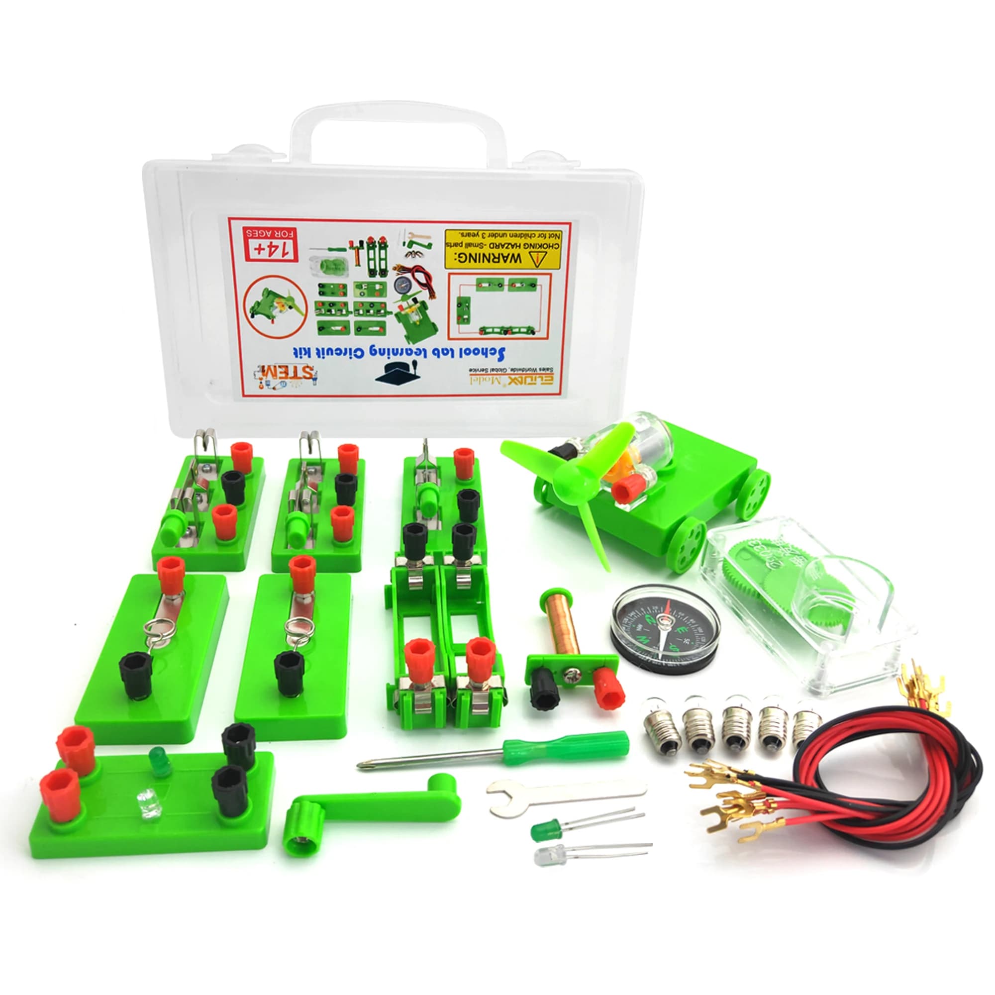 Kits éducatifs de circuits électriques pour étudiants, pour l'apprentissage du laboratoire scolaire,