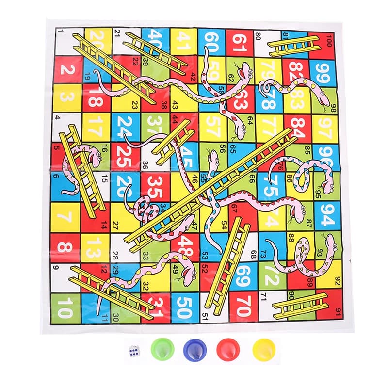Échelle de serpent jouets éducatifs pour enfants, ensemble de jeu de société intéressant, échecs vol