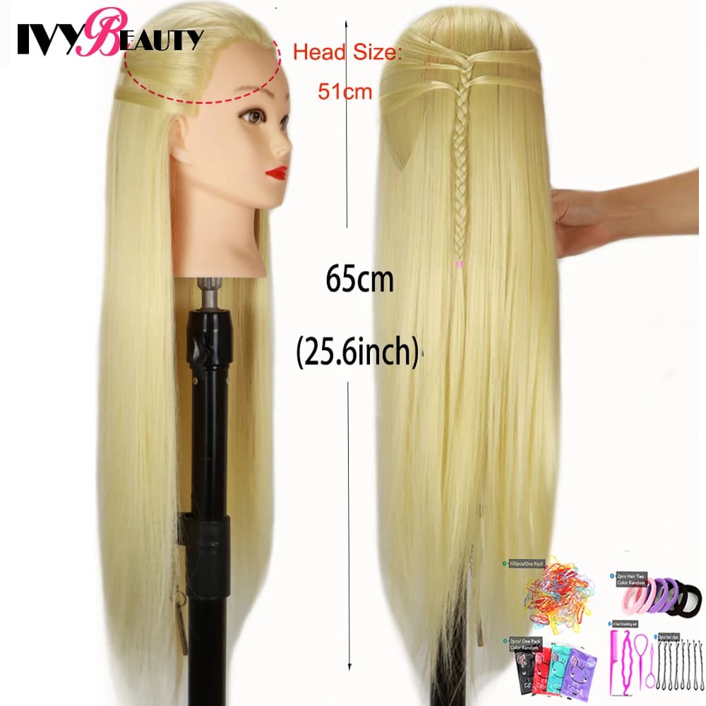 Tête de Mannequin pour la Pratique de la Coiffure et du Maquillage, Poupées Cosmétologie, Modèle de 
