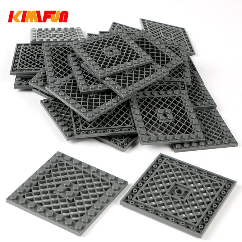 Blocs de construction d'assemblage de Puzzle, 100 g/paquet, pièces de panneau de grille 8x8, assembl