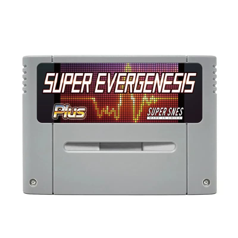 Carte de jeu Super EVERGENESIS SNES SFC V12 3000 en 1 avec carte TF 8G pour Console de jeu vidéo Sup