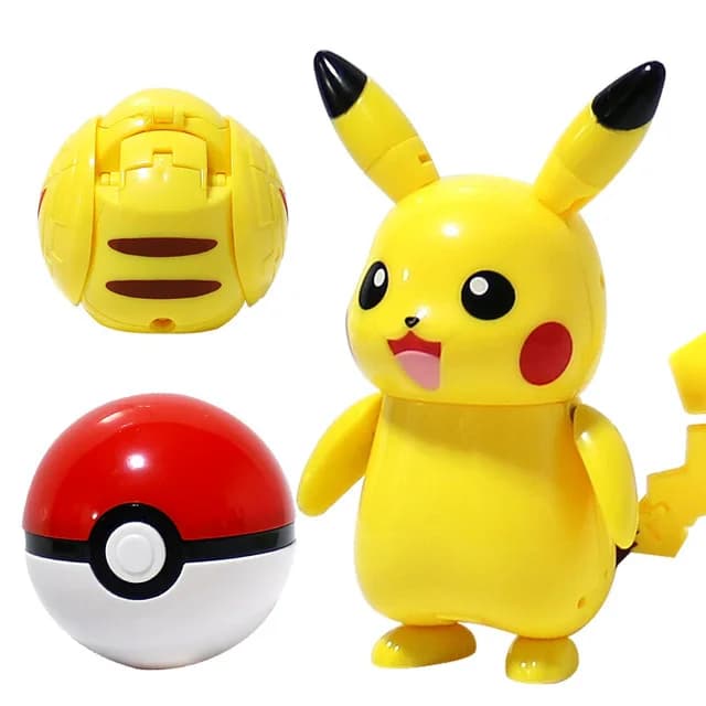 12 Styles Pokemon figurines jouets variante balle modèle Pikachu Jenny tortue poche monstres Mew-deu