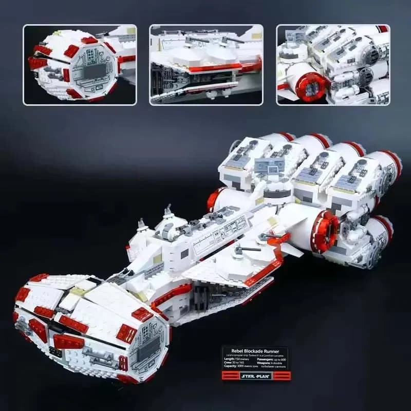 Série de films compatibles 10019 05046 Rebel Blockade Runner Tantive IV Trooper blocs de constructio
