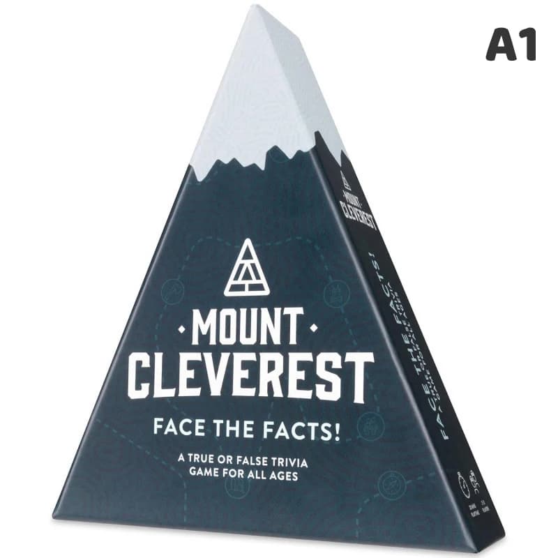 The Smartest Mountain True Or False Trivia Game Fun Adultes et Enfants Jeu de Cartes Famille Jeux de