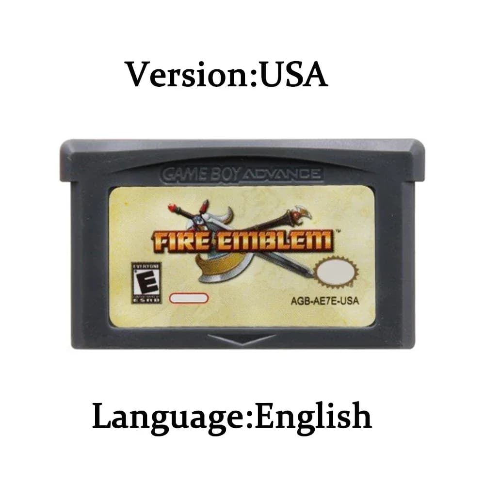 Cartouche de jeu GBA série Fire Emblem, carte de Console de jeu vidéo 32 bits, les pierres sacrées, 