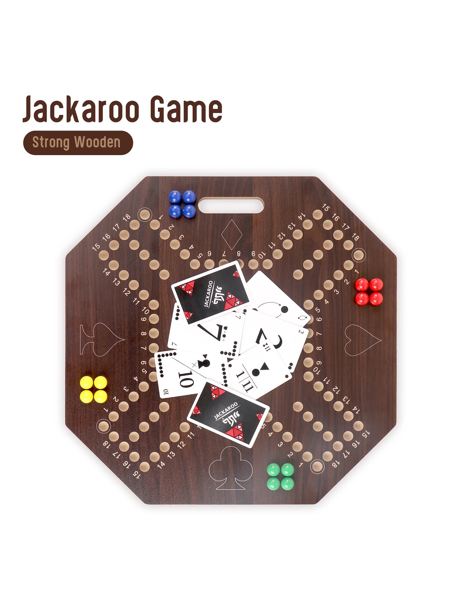 Jeu Jackaroo, jeu de société, 4 joueurs, jeu arabe/anglais, jeux de famille/de fête, jeu de stratégi