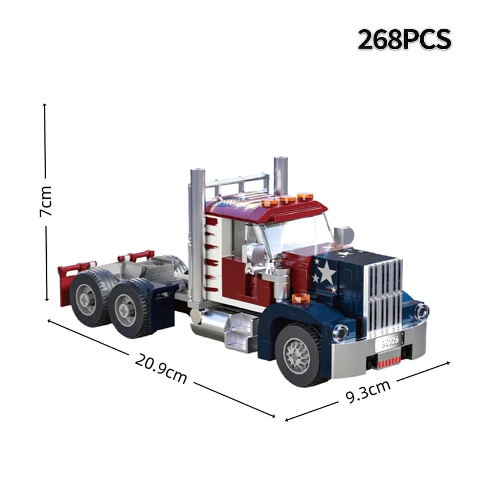 KNEW BUILT – voiture pétrolier à huile, blocs de construction de camion-conteneur, jouets, modèle de