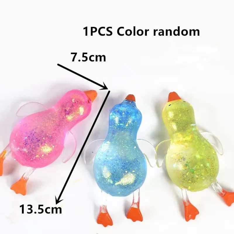 Jouet à presser et à étirer Maltose Aurora Duck, Jouet anti-stress en forme d'animal mignon et doux,