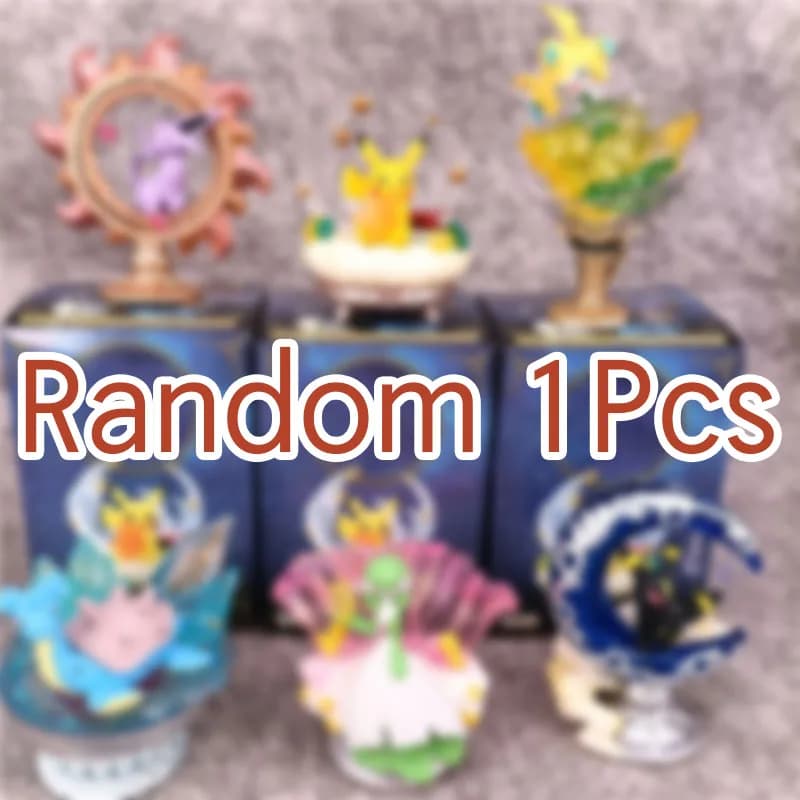 Boîte aveugle Pokemon Starlit Sky Pikachu Gardevoir Umbreon Espeon Jirachi Lapras, cadeaux, modèle d