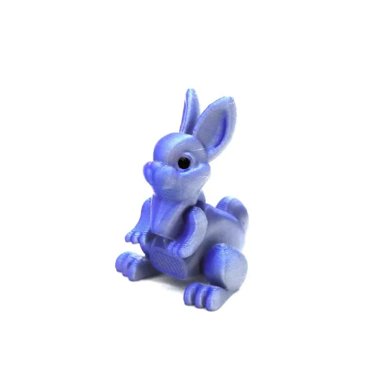 Ornement Lapin de Pâques Imprimé en 3D, Mignon Lapin et Œufs, Accessoires de Bureau, Cadeau de Fête 