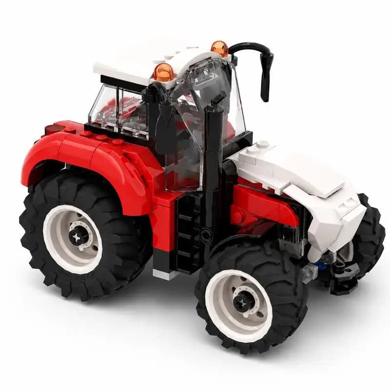 209 Pièces Modèle de Tracteur Agricole, Blocs de Construction Personnalisables, Puzzle Créatif DIY, 