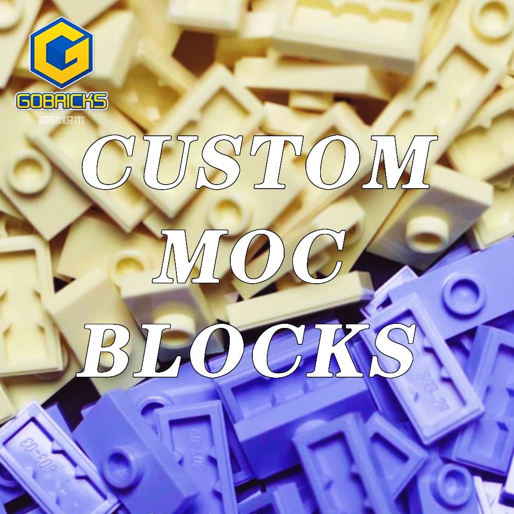 Gobricks – blocs de construction Moc personnalisables, jouets de bricolage, briques, ensembles de mo