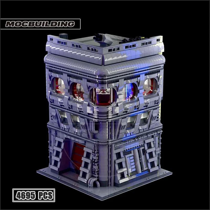Scène de film modulaire impériale UCS, blocs de construction MOC, Diorama, technologie d'architectur