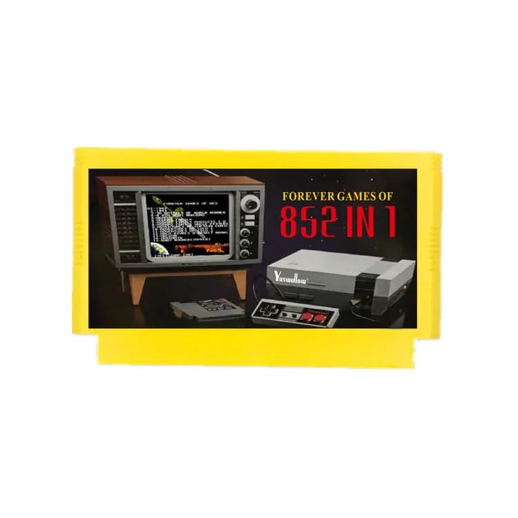 Carte de jeu 8 bits 2025 pour EVER GAME OF 852 en 1, pour console de jeu vidéo familiale, cartouche 