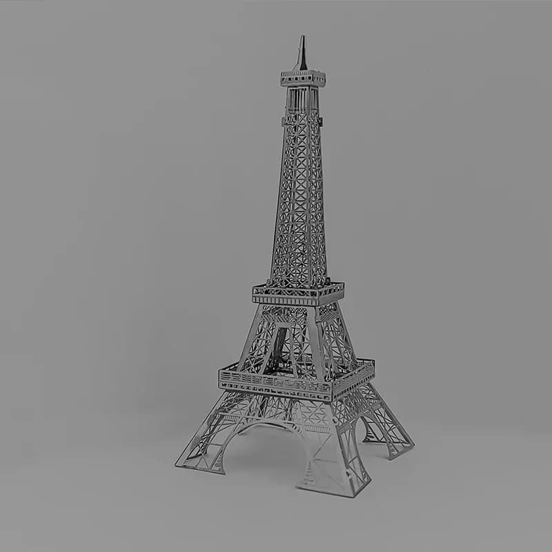 Tour Eiffel 3D Puzzle en métal, kits de modèles, bricolage, découpé au Laser, jouet pour enfants