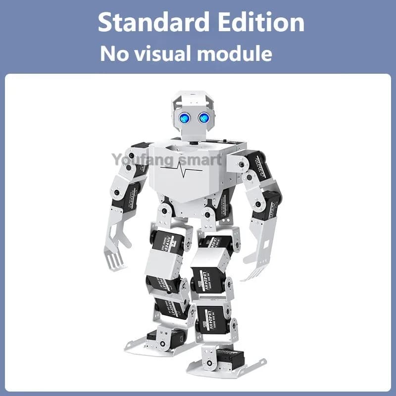 17 Dof Robot humanoïde prend en charge la Vision AI Interaction vocale chant programmation éducative