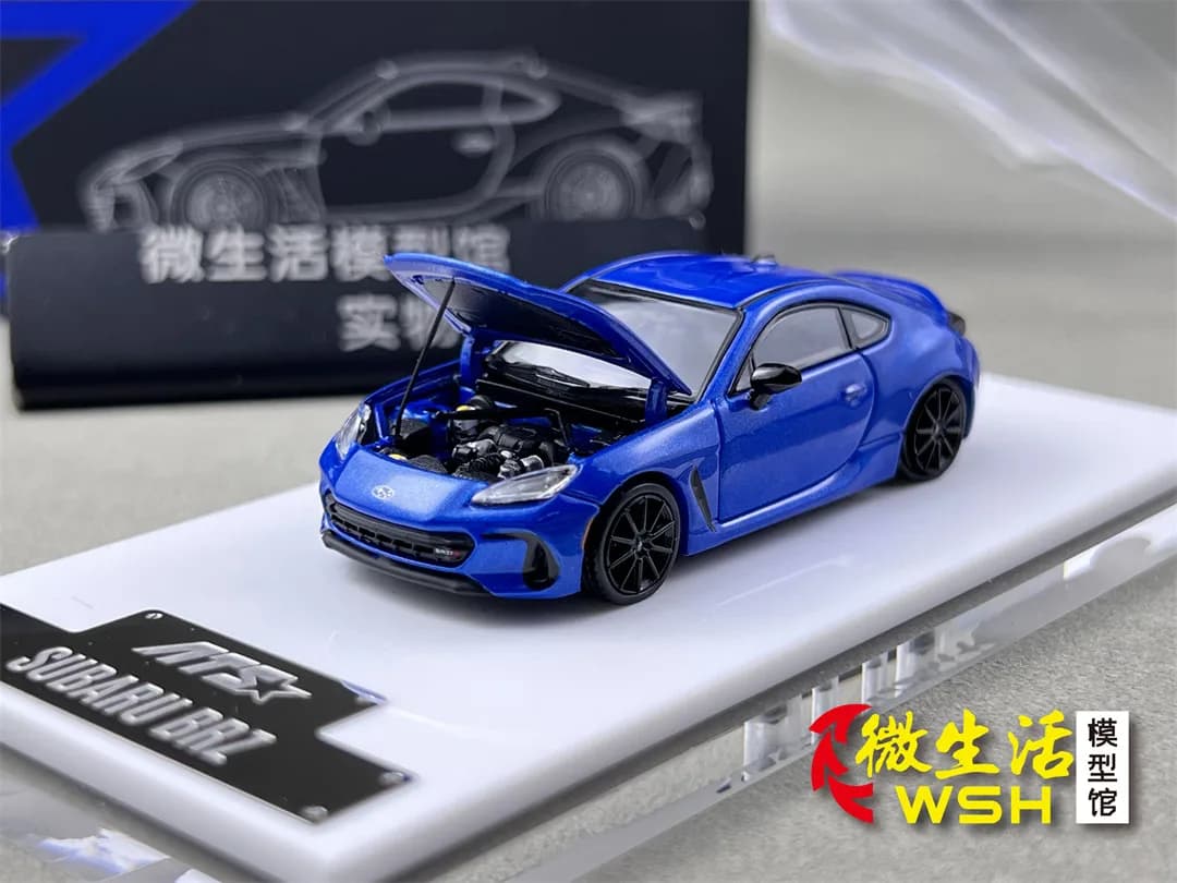 ATS 1:64 Subaru BRZ Modèle de voiture statique en alliage d'aluminium moulé sous pression, jouet cad