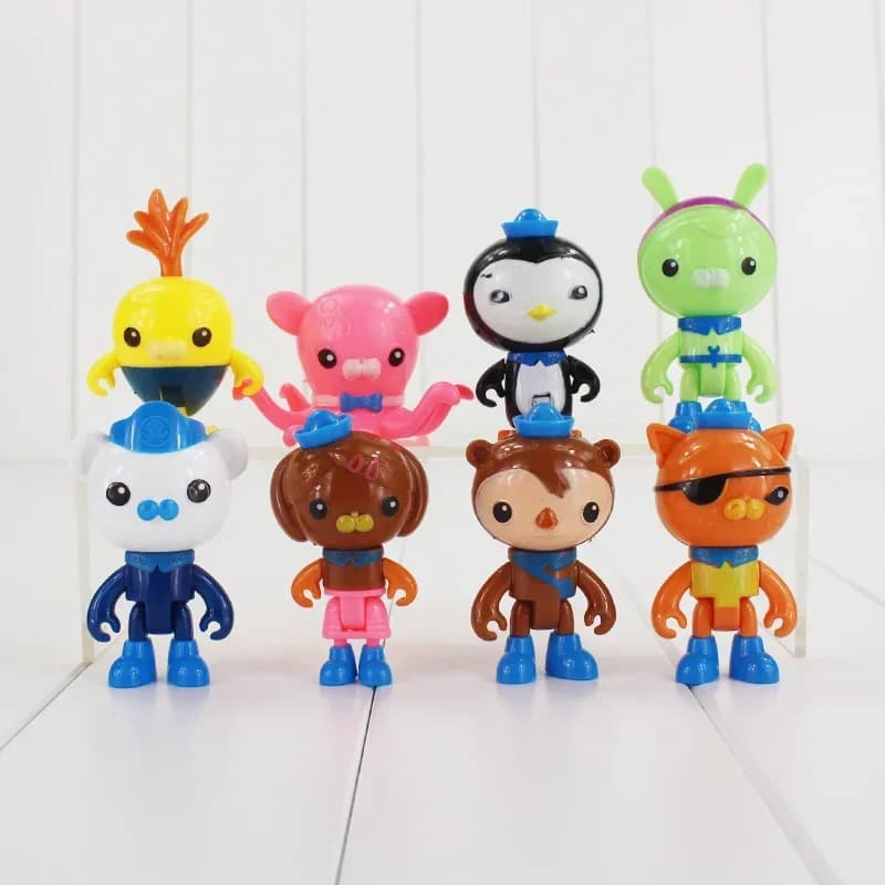 Ensemble de dosettes Octo originales Octonauts Gup, modèle de bateau sous-marin, jouets Kwazii Barna
