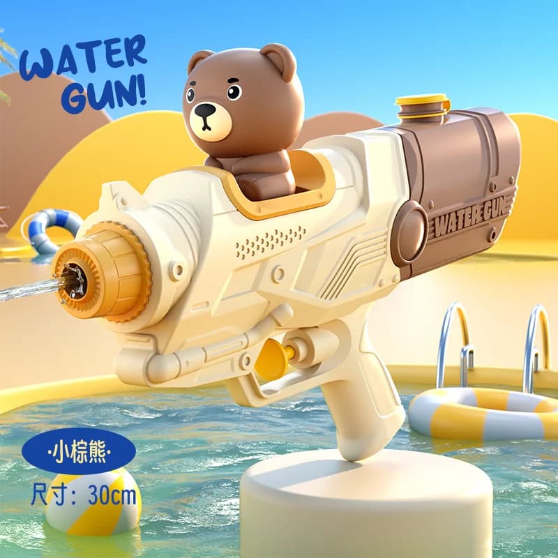 2025 nouvelle licorne, canards, ours brun, pistolet à eau jouets éclats pulvérisation d'eau automati