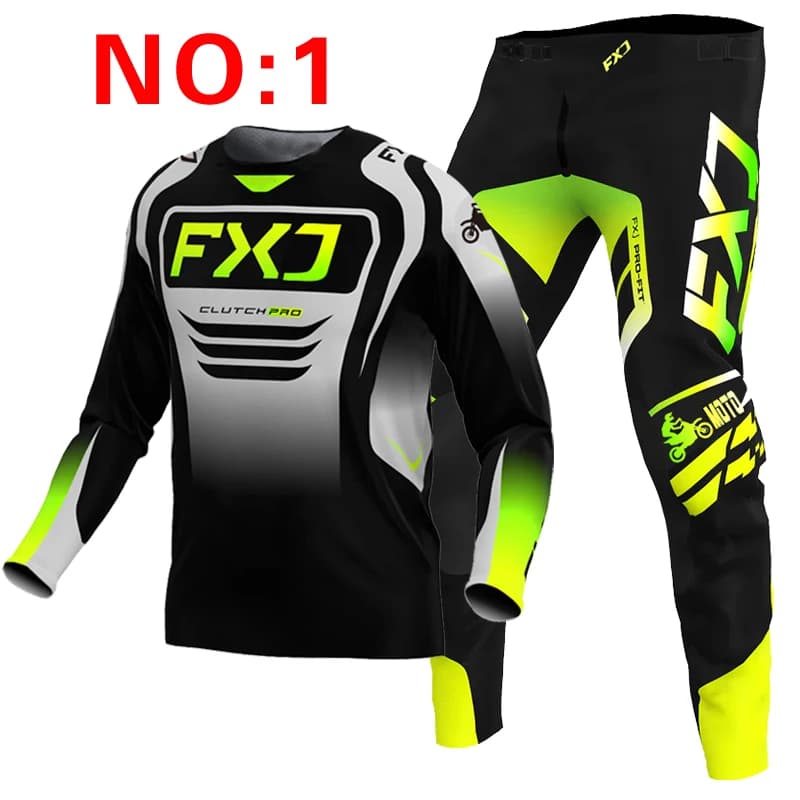 Ensemble de motocross pour enfants, maillot et pantalon de moto, vêtements pour enfants, grand garço