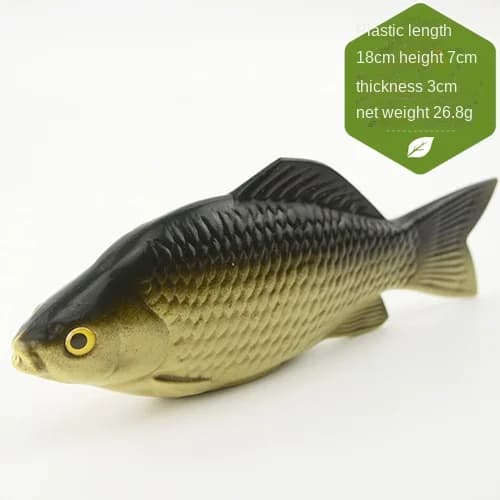 1 pièce Modèle de poisson de simulation, fausse carpe rouge, carpe crucian, esturgeon chinois, jouet