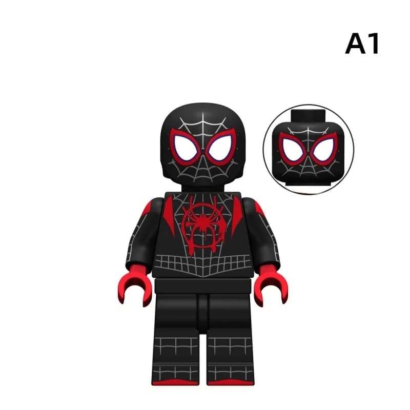 Bloc de construction de super-héros Marvel Avengers 3D, Spider Man, dessin animé créatif personnalis