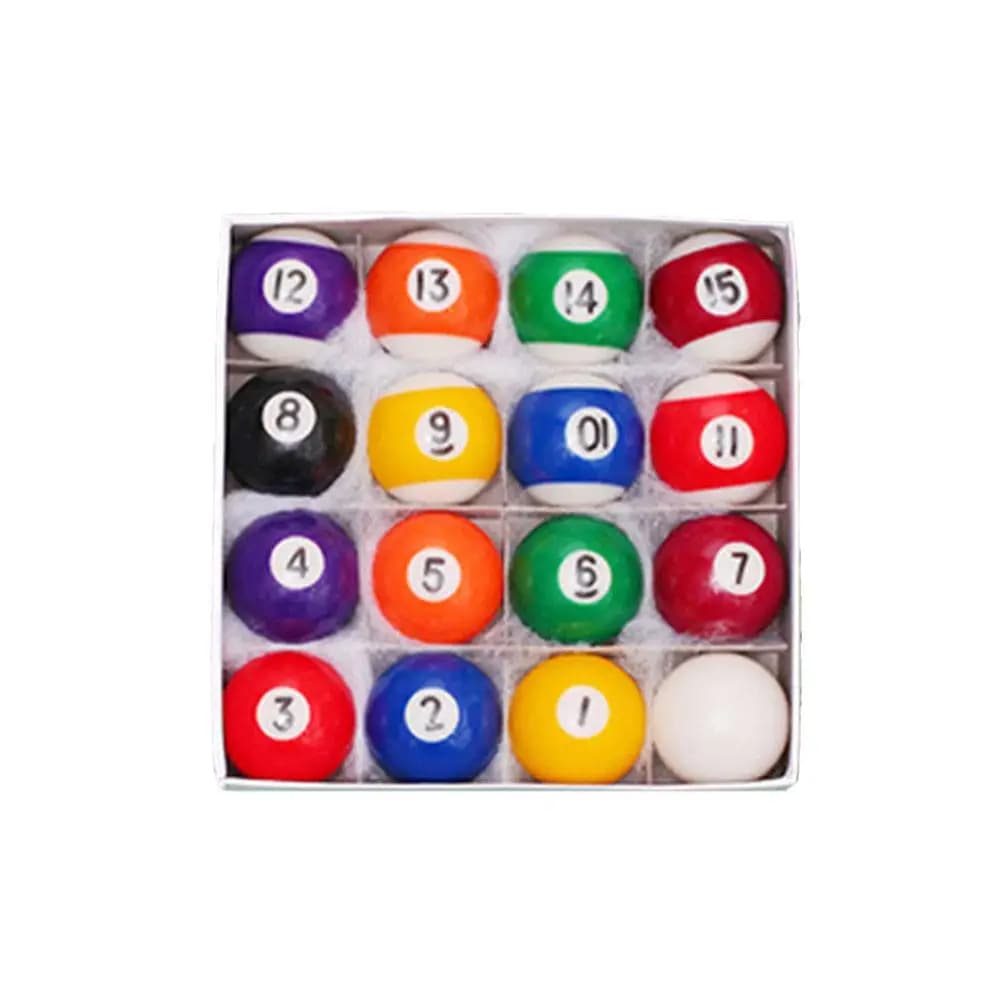 Ensemble de boules de Table de billard pour enfants, petites boules de queue de billard en résine, e