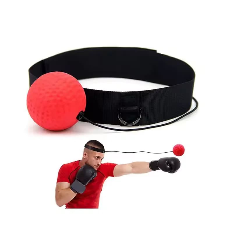 Ballon de Réflexe de Boxe pour Enfants - Ballon d'Entraînement avec Bandeau, Option Jeu Solo et Inte