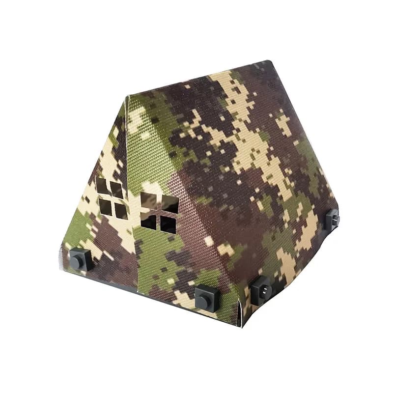 Ensemble de blocs de construction de tente médicale militaire, modèle d'hôpital de campagne de l'arm
