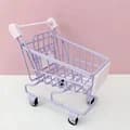 Jouet de simulation pour bébé, chariot à main de supermarché, Mini panier de courses, décoration de 