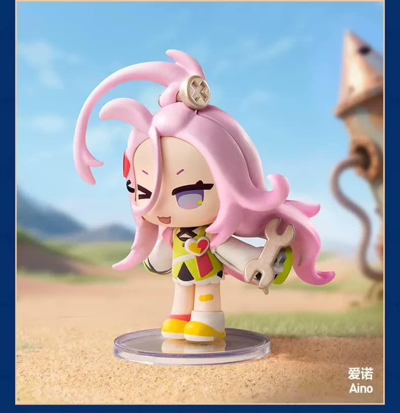 Nouveau POP MART Original Genshin Impact rassemblement Q Version Durin Flins Columbina Figure boîte 