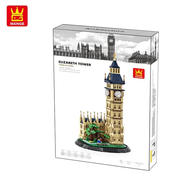 Kit de construction éducatif de la tour Big Ben de Londres, 892 pièces, blocs de construction MOC, j